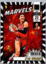 A'ja Wilson 2025 Donruss WNBA Net Marvels #8 Las Vegas Aces