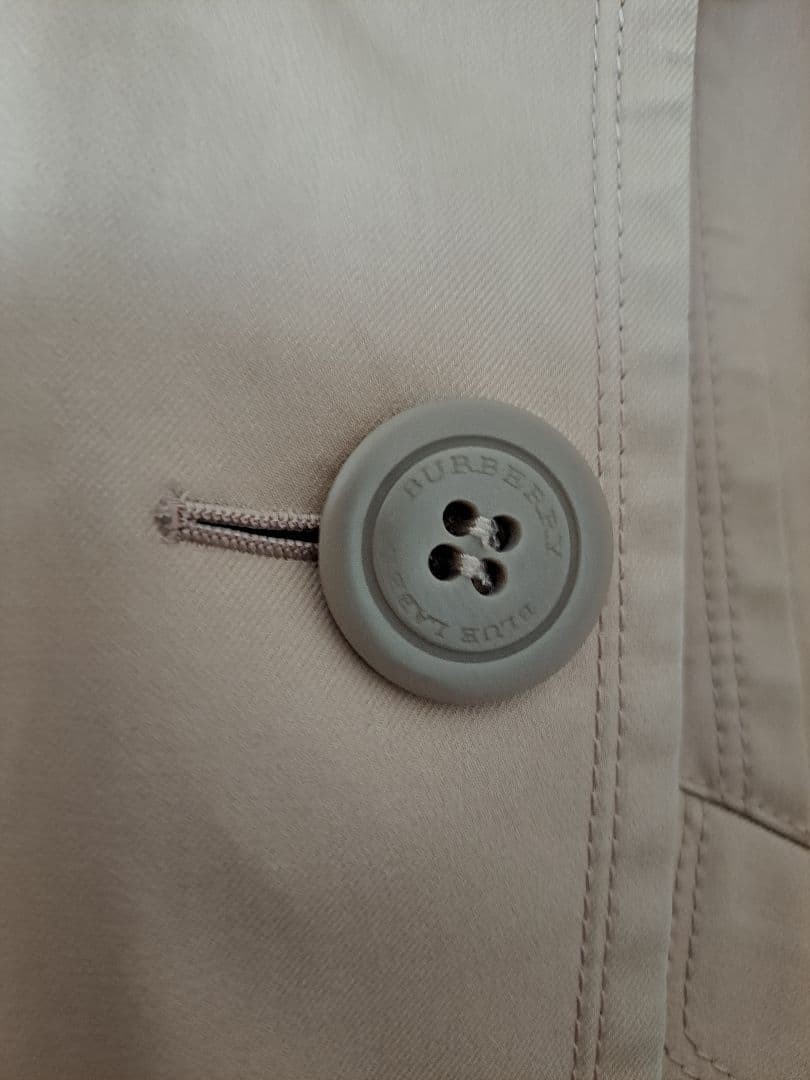 Burberry Blue Label Short Trench Coat Beige With Check Pattern Size 38 For Women thumbnail 24