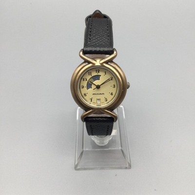 Milan Womens Watch 22mm Bronze Case Day Night Date Black  display picture 1