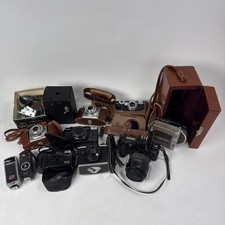 Vintage Camera Parts Repair Lot 12 Items Dirty Untested Mixed Accessories READ