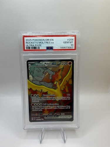Team Rocket's Moltres ex graded PSA 10 for sale on eBay