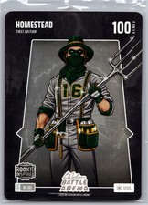 Nick Kurtz 2025 Bo Jackson Battle Arena - #BF-281 HOMESTEAD Battle Foils STEEL