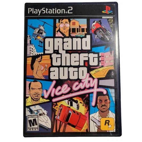Grand Theft Auto Vice City Playstation 2 Complete In Box With Manual