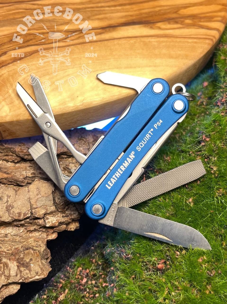Leatherman Squirt PS4 azul, nuevo en caja