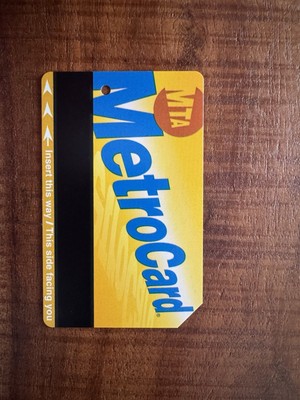 MTA Metrocard Subway New York City NYC (no Value) EXP. 31.03.2026
