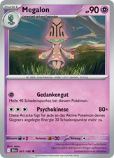 Megalon / Pokémon Karte / Deutsch / Schwarze Blitze / 041/86 / Reverse Holo