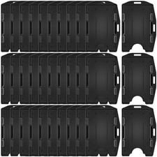 Honoson 2 Sided Badge Holder Black 90 Pack