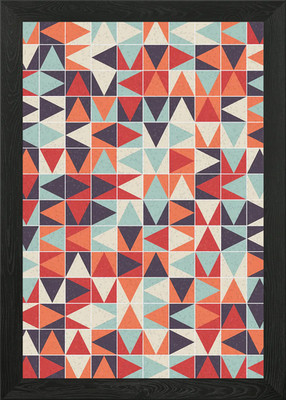Geometrisches Muster gerahmtes Wandbild Poster Leinwanddruck Bild