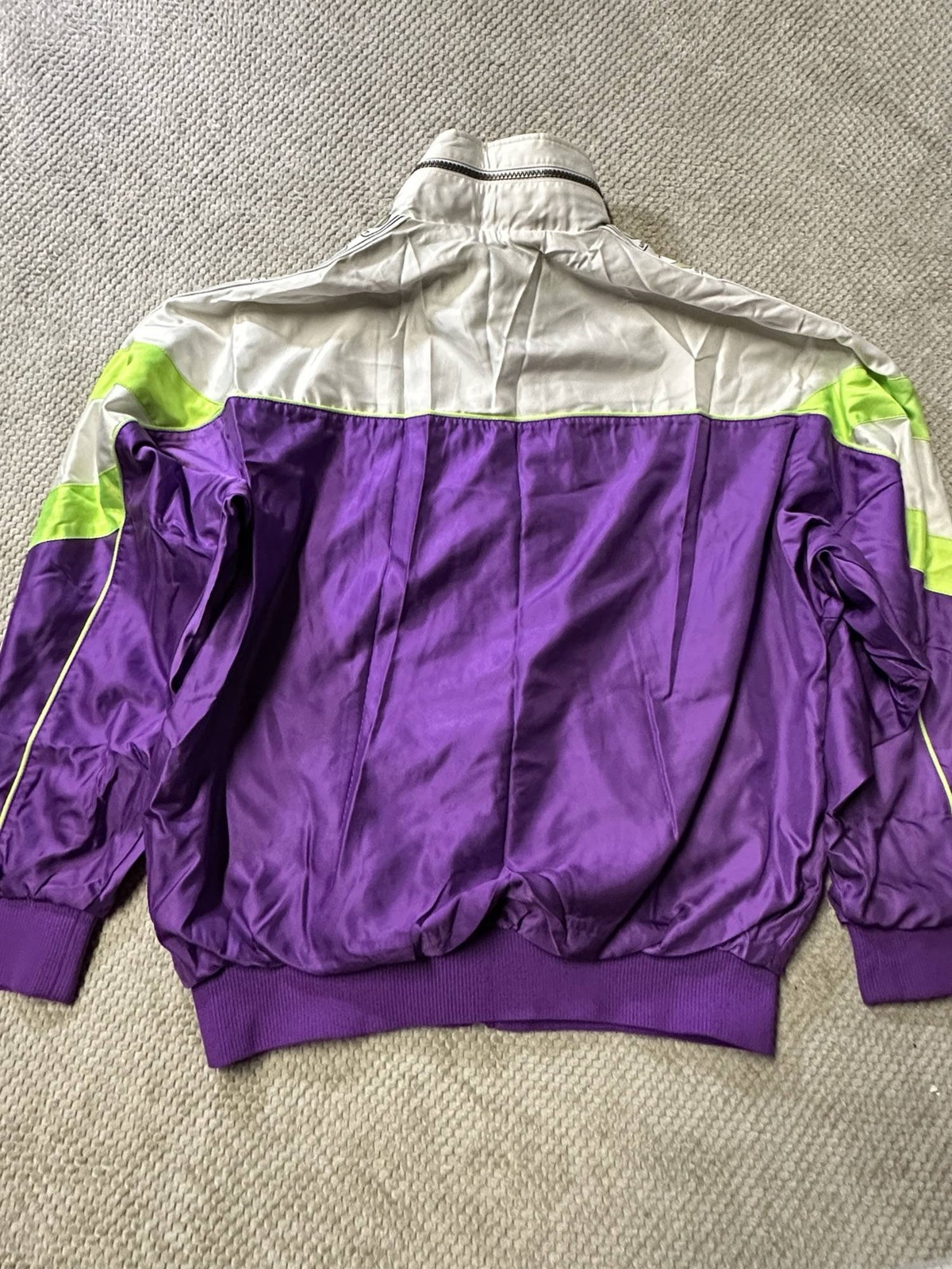 Uhlsport Pro Vintage Retro Japan Issue Full Zip Jacket X-Large Purple/White image 5