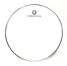 Dolby Drums 22 3-Ply MESH Low Volume Resonant or Batter Drumhead White