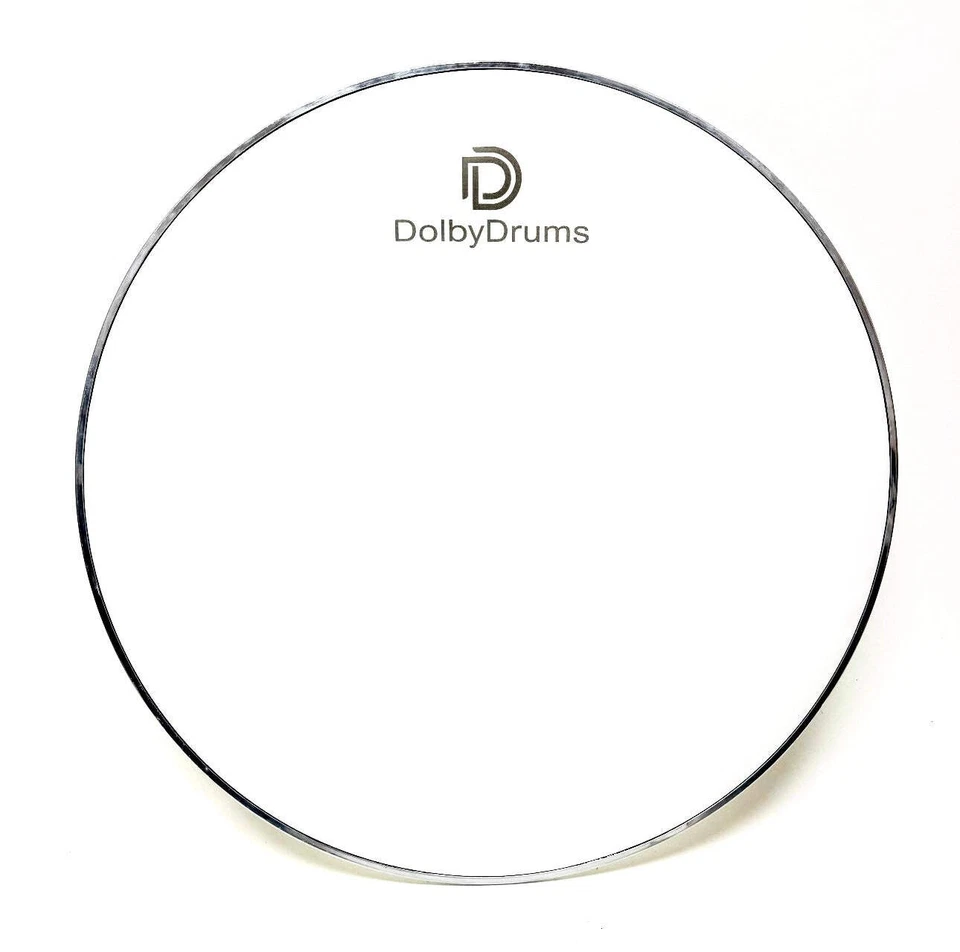 Dolby Drums 22” 3-Ply MESH Low Volume Resonant or Batter Drumhead White