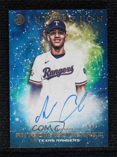 2022 Bowman Inception Blue Foil 59/75 Anthony Gutierrez #PPA-AG Auto 0qc1