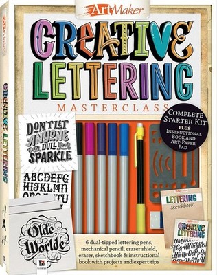 Art Maker Creative Lettering Masterclass Kit by Hinkler Pty Ltd