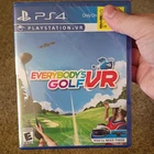Everybody's Golf VR PlayStation 4 Video Game PSVR Move Support