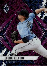 2021 Panini Chronicles Logan Gilbert #14 Phoenix Purple Velocity Seattle 33A