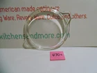 Vintage Pyrex Cinderella Style Lid #470c Clear Glass  Fits 471, 472, & 473 Dish