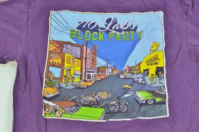 710 Labs Block Party Dispensary Eleventh St Pizza Love Shirt Miami Florida M