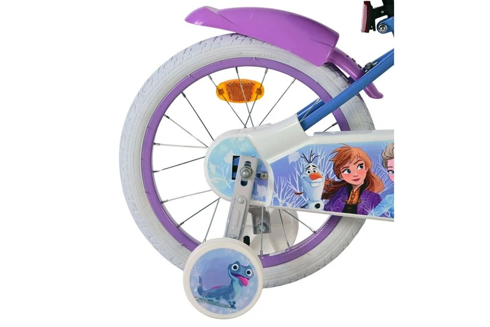 16 Zoll Kinder Mädchen Fahrrad Mädchenfahrrad Rad Bike Frozen 2 Eiskönigin Elsa - Bild 2 von 4