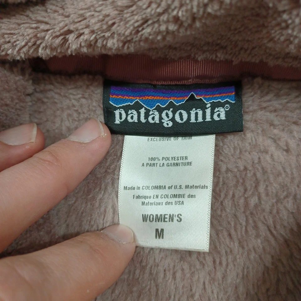 Patagonia Sweater Womens Medium Pink Re Tool Snap Pockets Casual Pullover - Image 4 of 4