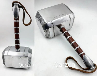 Full Metal Solid Avengers Thor Hammer Replica Prop Mjolnir Cosplay Rollenspiel