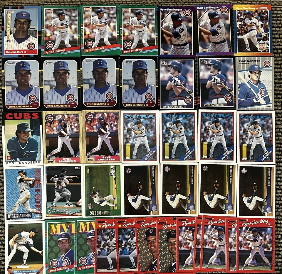 亚特兰大勇士队 批量 750 张以上卡 带 425 张 Greg Maddux 卡 & 275 Glavine/Smoltz — 第 2/4 张图片