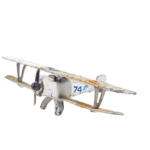 Vintage Dinky Toys #60p Gloster Gladiator Biplane Aircraft Metal Spares Unboxed.