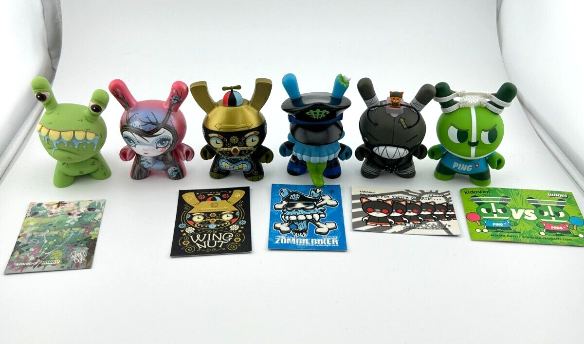 Lot of 6 - Kidrobot Dunny 3