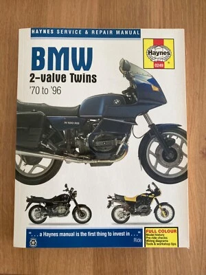 BMW R Boxer 2 Valve Twins 1970 - 1996 Haynes 0249 Service Repair Manual - Photo 1/3