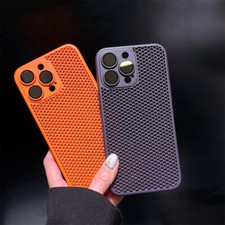 For iPhone 17 16 15 14 13 11 Heat Dissipation Breathable Shockproof Phone Case