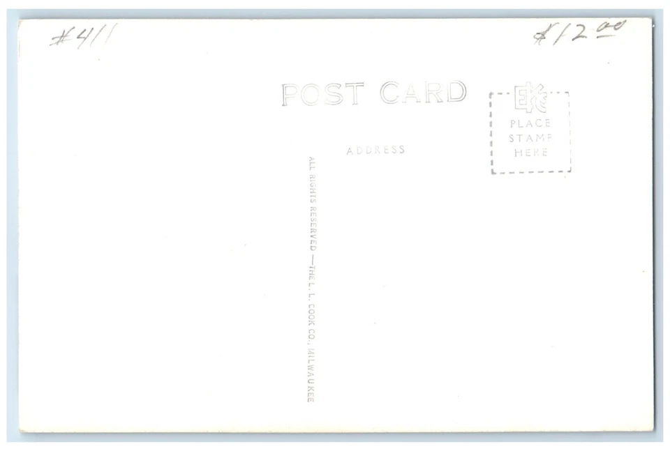 c1940's Post Office Watertown South Dakota SD RPPC Photo Vintage Postcard - Image 2 of 2