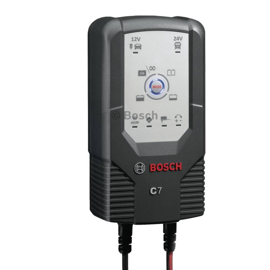 BOSCH 12V & 24V BATTERY CHARGER 7A / 3.5A MAINTAINER TRICKLE AGM