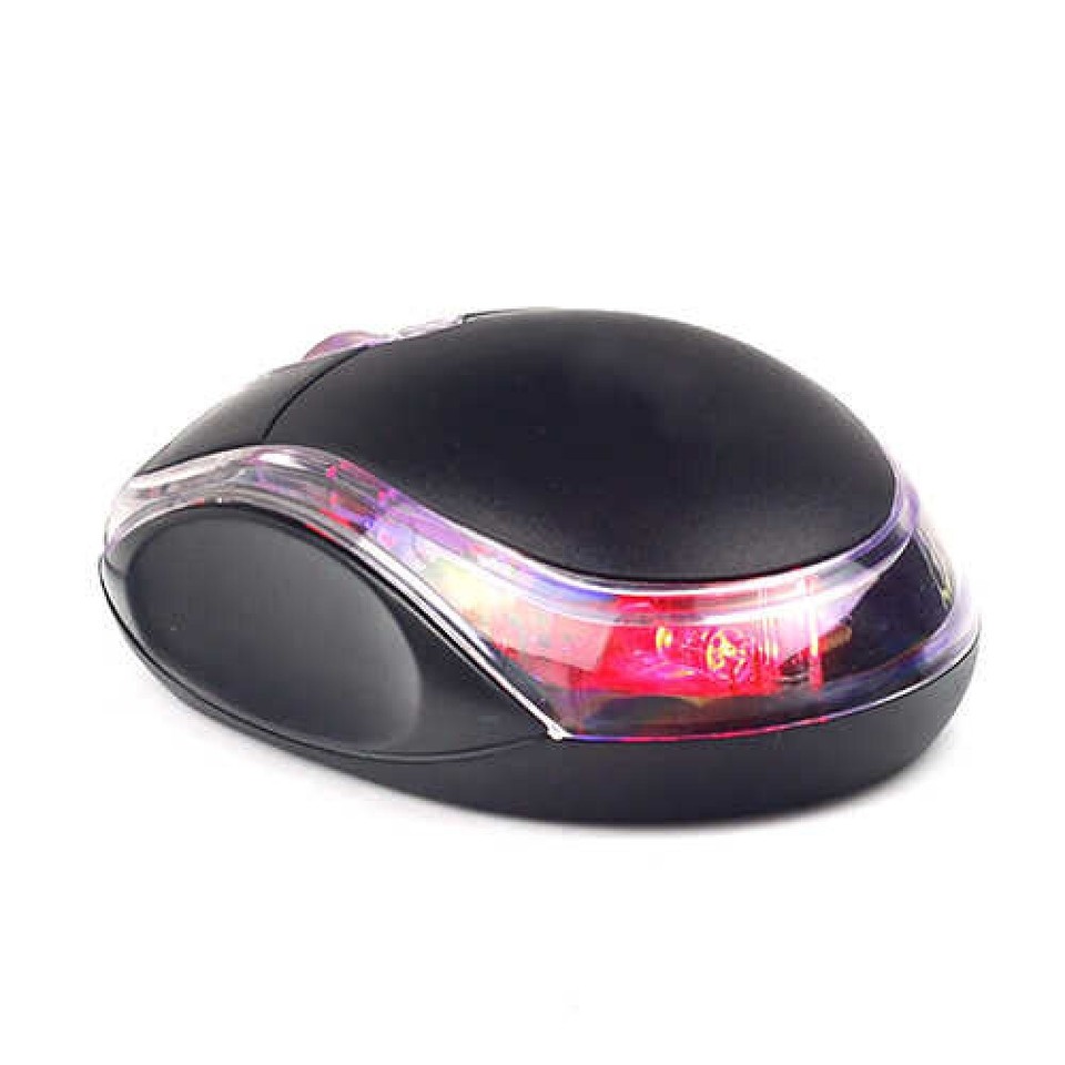 WIRED USB OPTICAL MOUSE FOR PC LAPTOP COMPUTER SCROLL WHEEL LED LIGHT ...