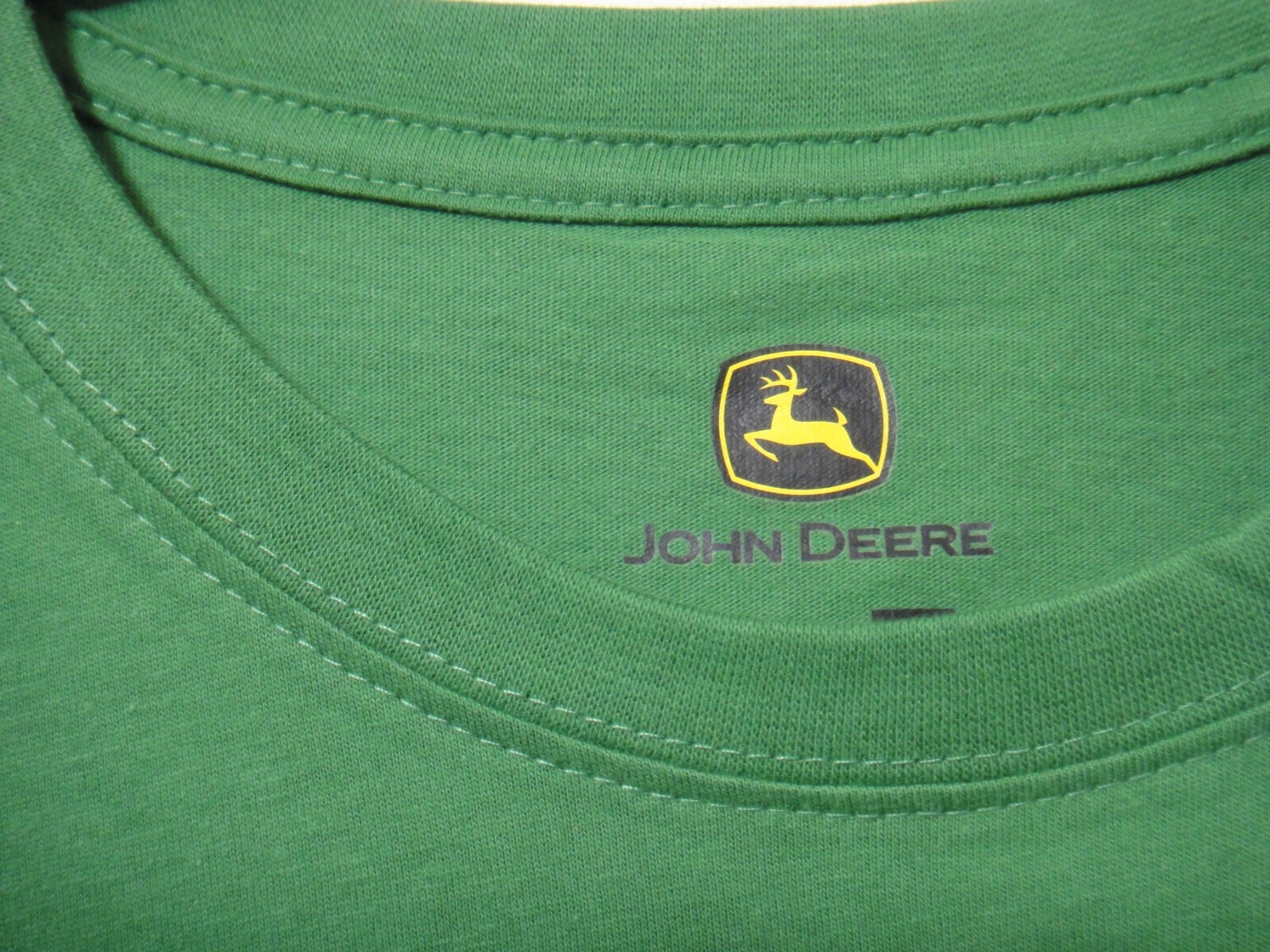 John Deere Men's Short Sleeve TShirt With Color Green Size XLarge eBay