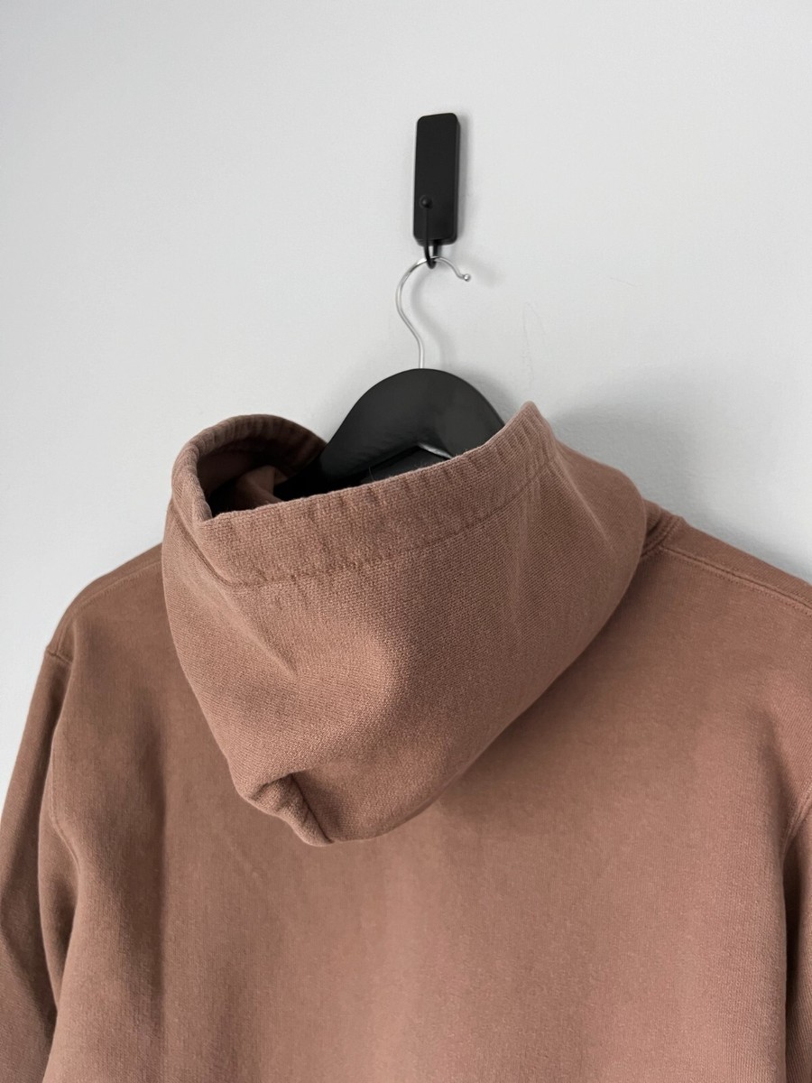 JJJJound J90 French Terry Hoodie - Size Medium - Brown - NEW