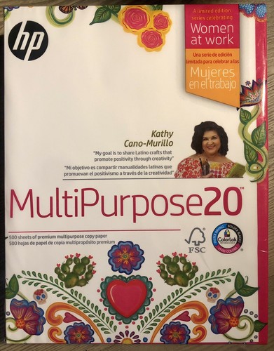 HP Multipurpose Paper 96 Brightness 8 1/2 x 11 White 500 Sheets/Ream - 第 1/2 張圖片