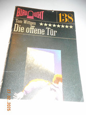 Blue light novel crime GDR No. 138/1972 the open door/collection