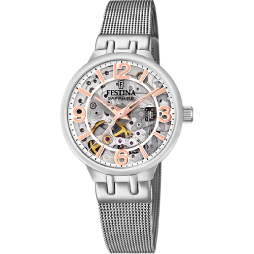 Orologio Festina Donna F20579/1 Meccanico Analogico Solo tempo Acciaio |  eBay