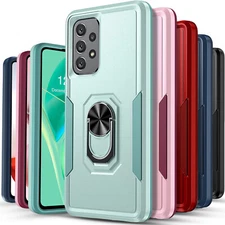 For Samsung Galaxy A73 5G Phone Case Cover Shockproof +Tempered Glass Protector