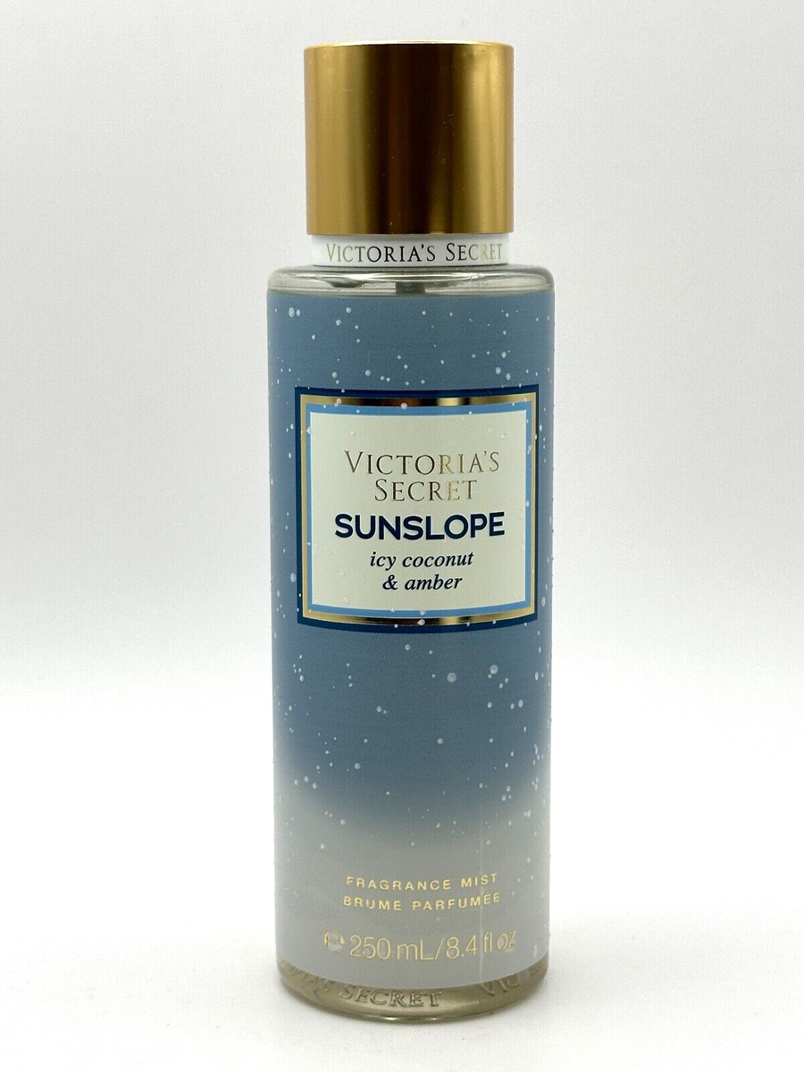 NEW 1 VICTORIA'S SECRET SUNSLOPE ICY COCONUT & AMBER SPRAY 8.4 OZ