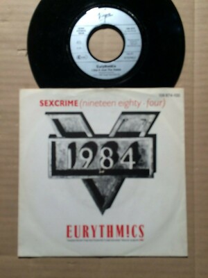 EURYTHMICS - SEXCRIME / I DID IT JUST THE SAME - 7''-SINGLE - GERMANY 1984 (6)