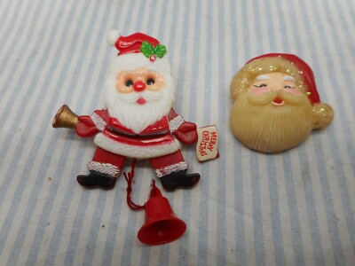Vintage, Santa Claus pins