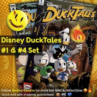 Disney DuckTales #1 & 4 / Set of 2 / Cover A / IDW Publishing 2017 / Comic Books