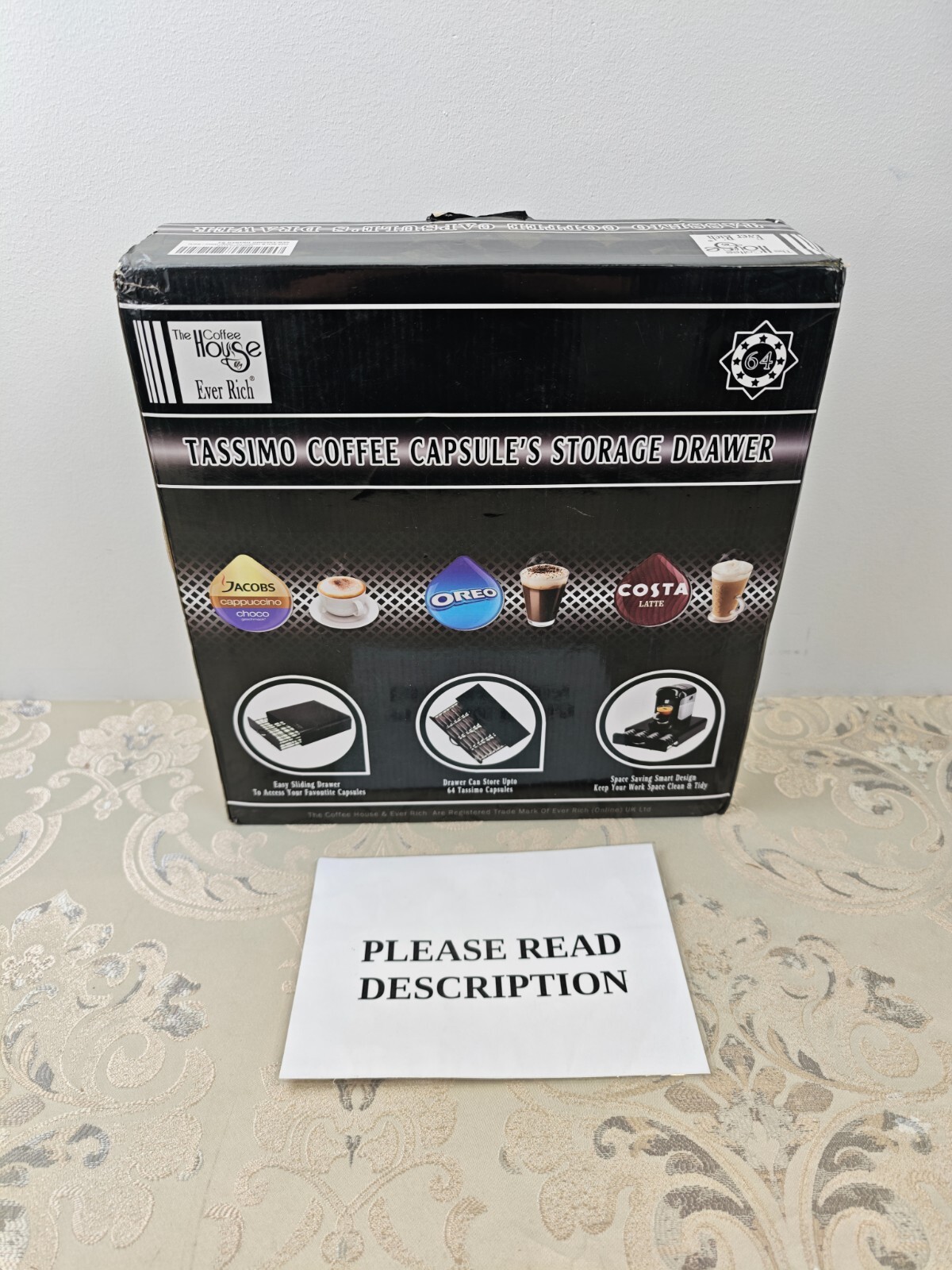 EVER RICH ® - Support pour Capsules de Café T-Disc Bosch Tassimo (READ)