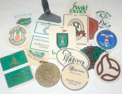 Vintage Golf Bag Tags