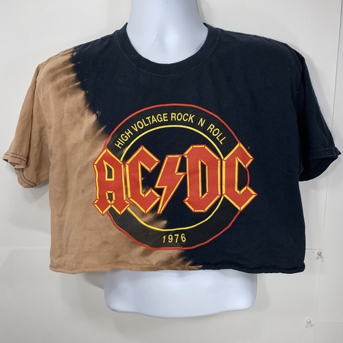Shirt Black Tie Dye Short Sleeve Rock 