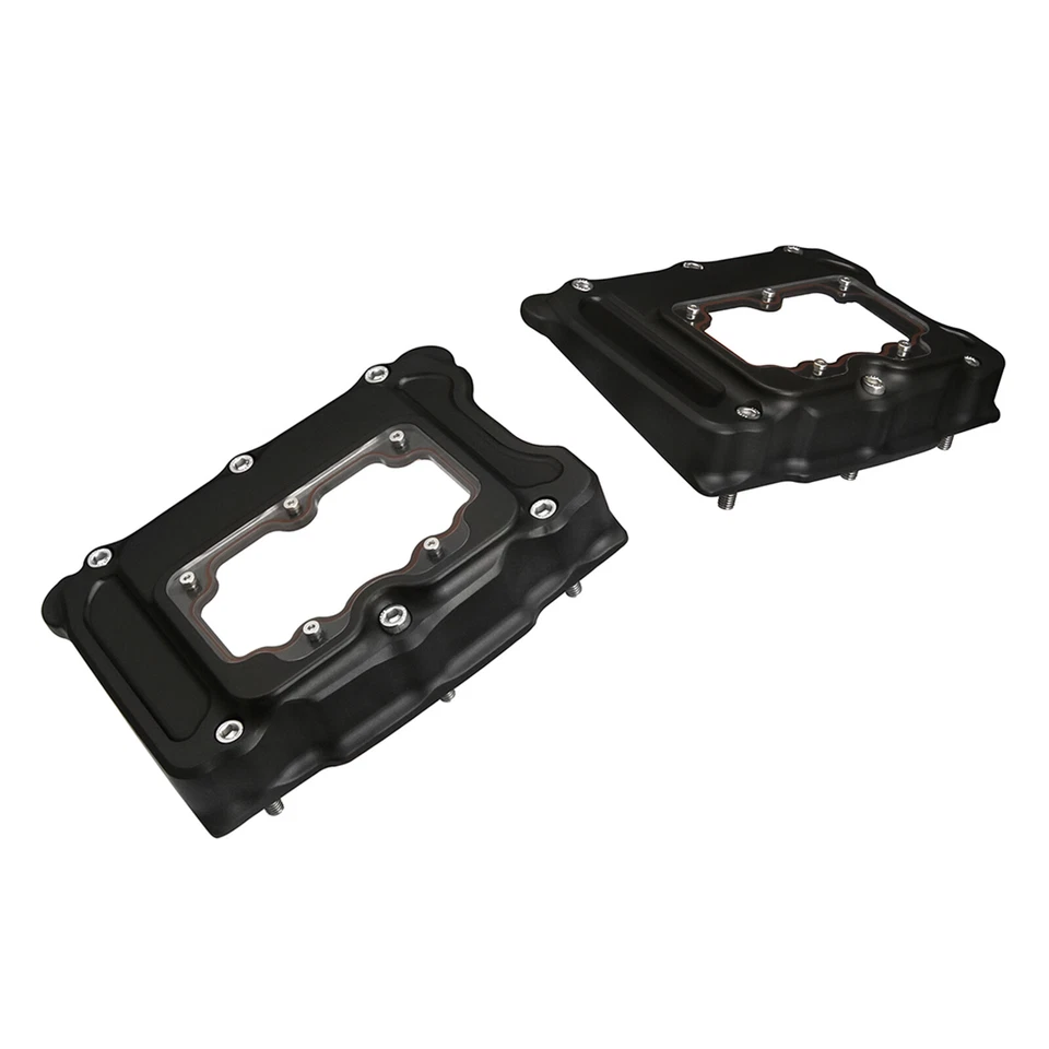 Black Clarity Rocker Box Cover For Harley Twin Cam Street/Road Glide Models - Image 3 of 4