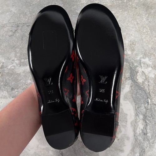 Louis Vuitton Infrarouge New Revival Monogram Canvas Ballet Black 7.5 US 37.5EU - Picture 9 of 12