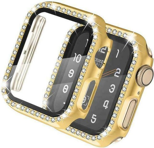 Fr Apple Watch Series 10 9 8 7 6 5 SE 2 Bling Protector Case Bumper Screen Cover - Picture 16 of 18