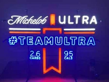 MICHELOB ULTRA BEER LED BAR SIGN MICH ULTRA LIGHTED SIGN MAN CAVE GARAGE DECOR