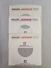 45 RPM 7" RECORD SLEEVES CO. SLEEVE 3 PACK SEE PHOTOS - Philips Mercury SLV163